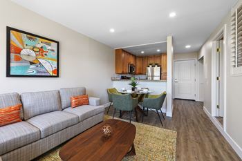 Living Area at Woodland Trio Apartments, California